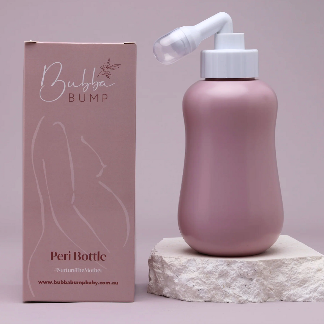 Upside Down 360ml Peri Bottle for Postpartum Healing by Bubba Bump