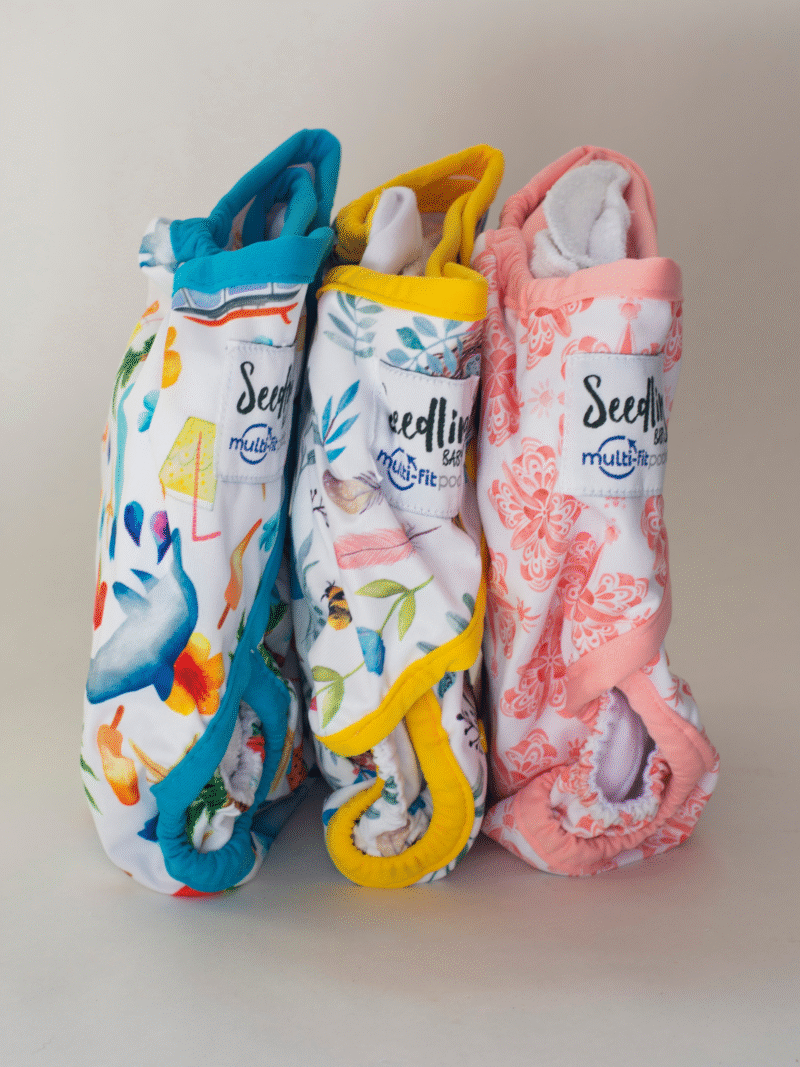cloth nappy stash