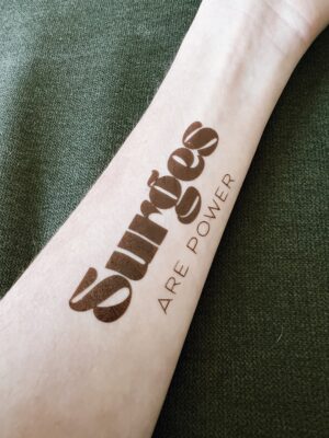 birth affirmation temporary tattoos