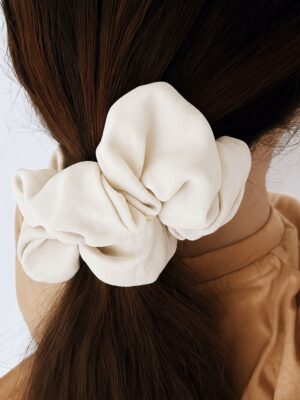 linen scrunchie