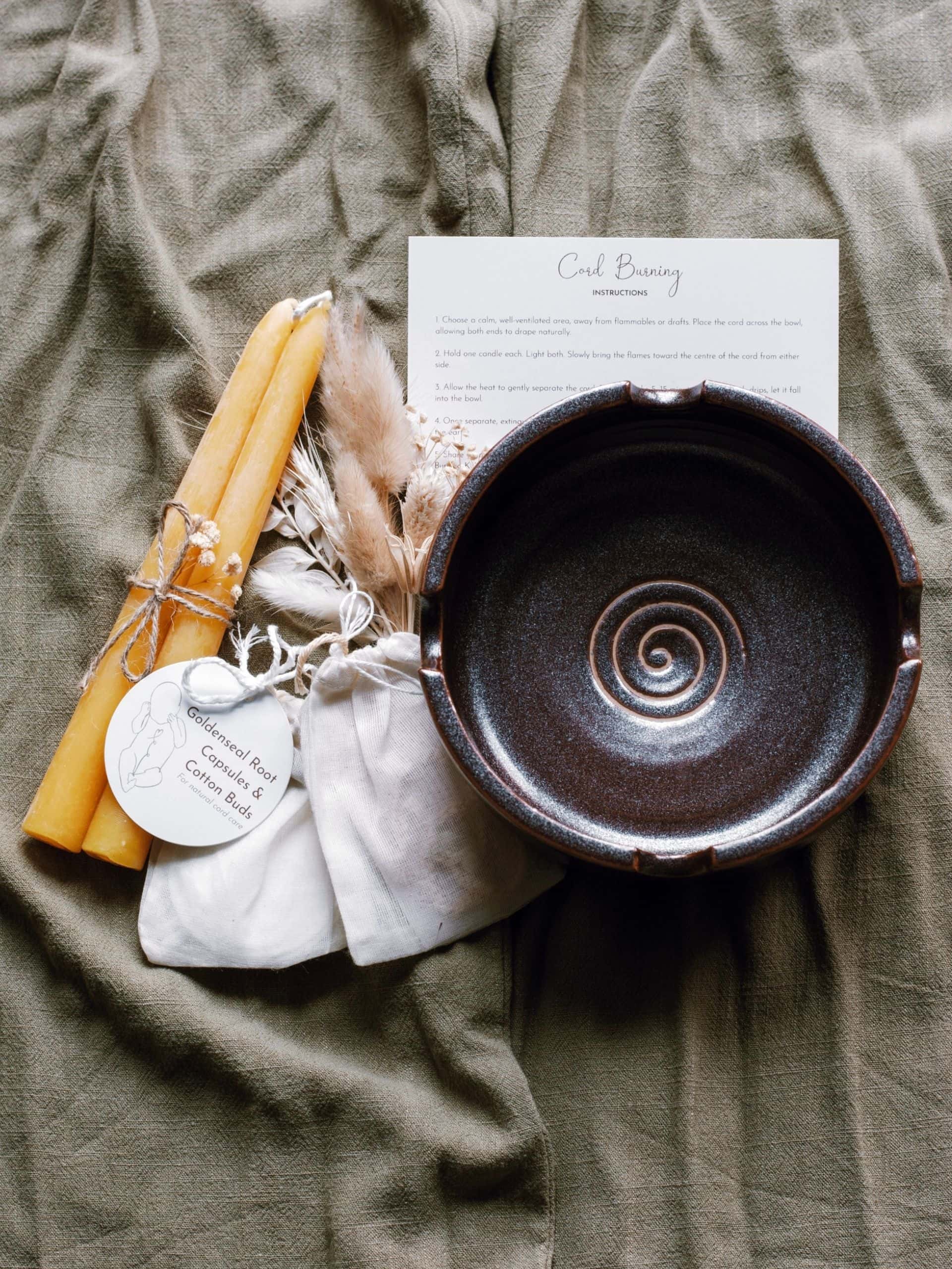 cord burning bowl