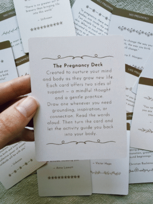 pregnancy affirmation cards