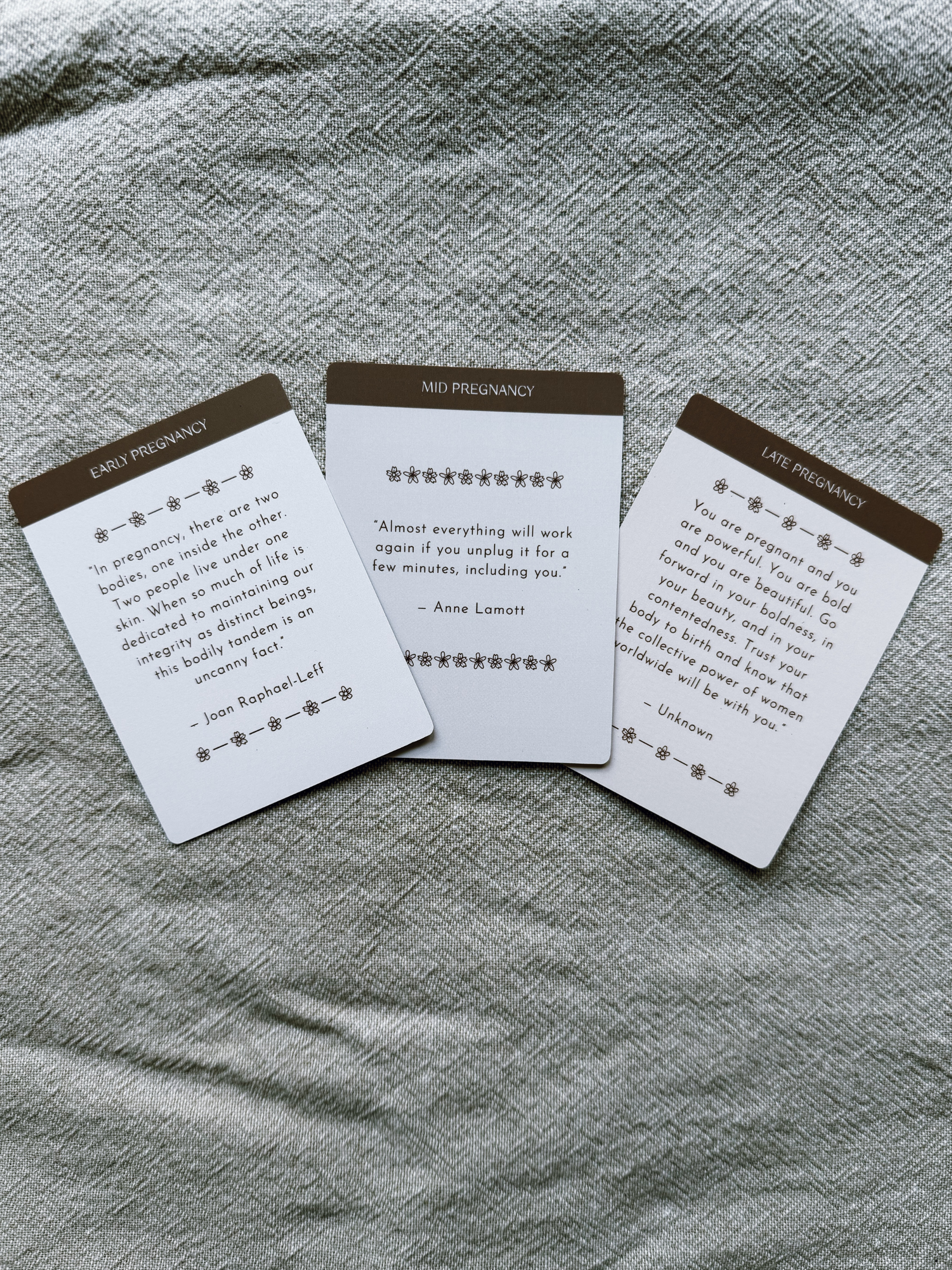 The Pregnancy Deck - Mindfulness & Affirmation Cards - Image 2