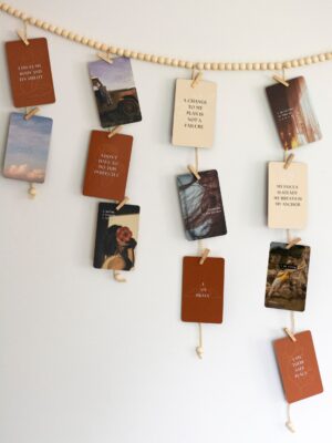 hanging photo display