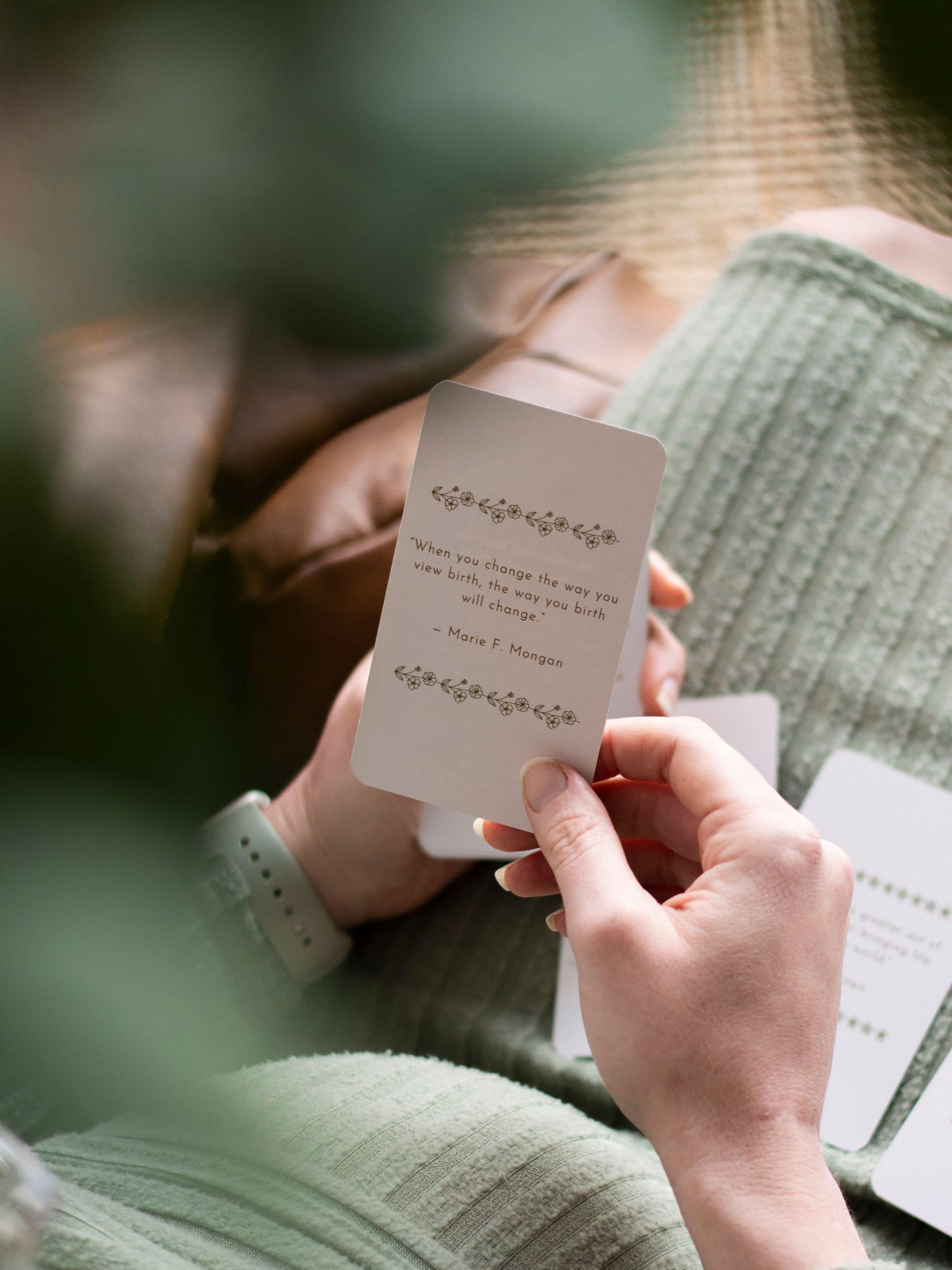 pregnancy affirmation cards