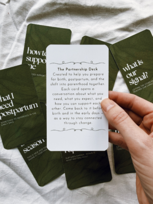 pregnancy conversation cards
