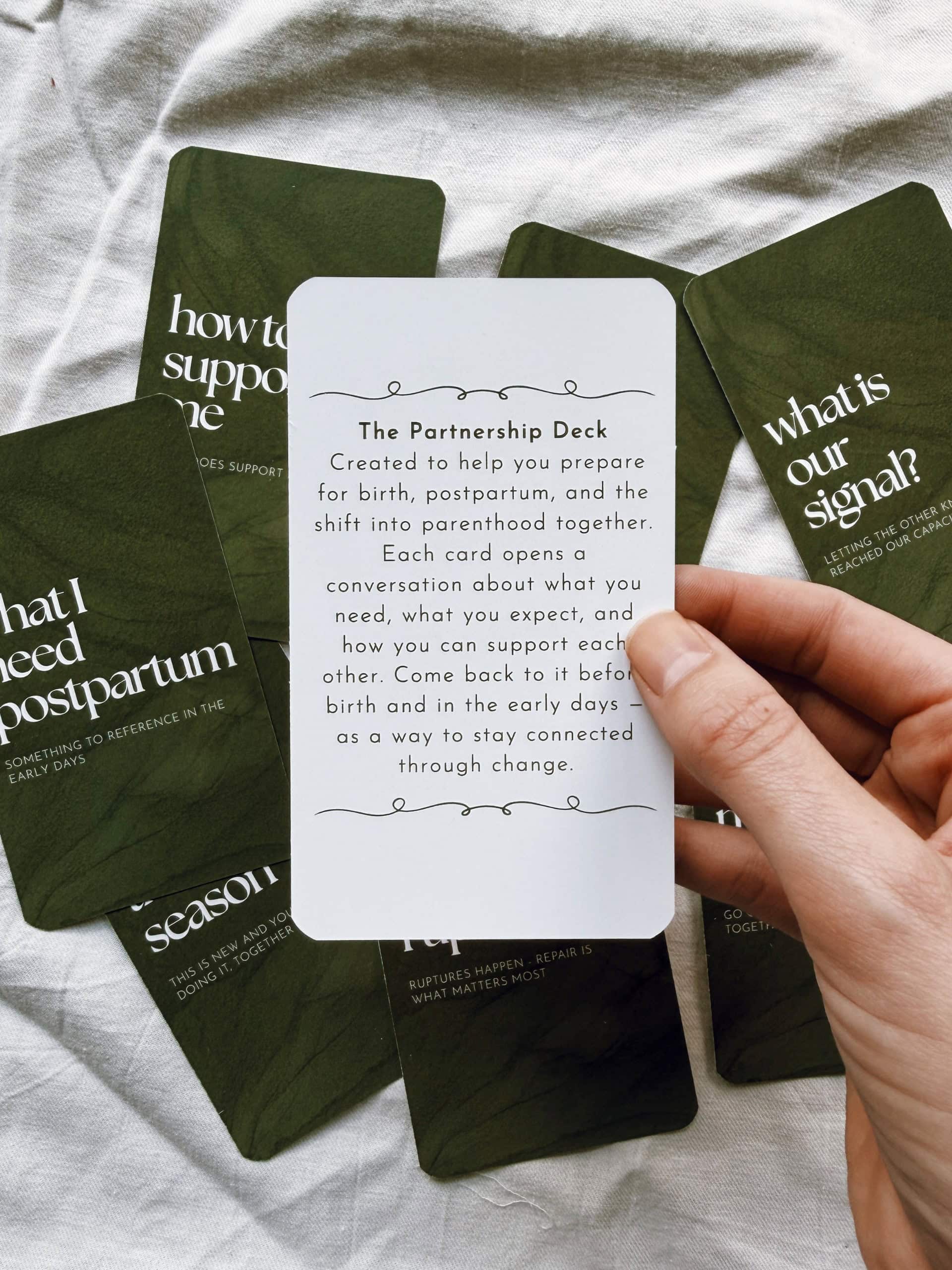 pregnancy conversation cards